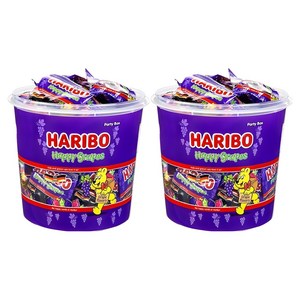 하리보 해피 그레이프 젤리 40개입, 1kg, 2개