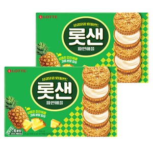 롯데웰푸드 롯샌 파인애플, 315g, 2개
