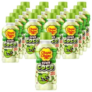 츄파춥스 사우어코코 청사과 음료, 240ml, 18개