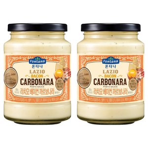 폰타나 라치오 베이컨 까르보나라 파스타소스, 430g, 2개