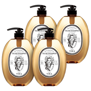 뷰카 클래식 딥 퍼퓸 골드 리페어 탈모 샴푸 화이트머스크향, 1.05L, 4개