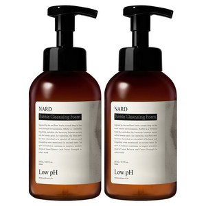 나드 약산성 버블 클렌징폼, 500ml, 2개