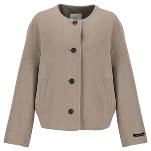 비지트인뉴욕 여성용 라운드넥 핸드메이드 싱글 숏 재킷 VAAHC77