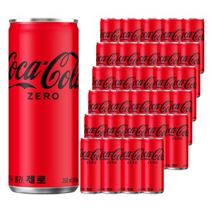 코카콜라 제로, 250ml, 30개