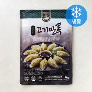 굿푸드 쫄깃한 잎새 고기만두 (냉동), 1kg, 1개
