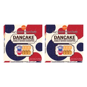 다네시타 댄케이크 어쏘티드 싱글서브 버터쿠키 15p + 초콜릿칩쿠키 10p 세트, 470g, 2개