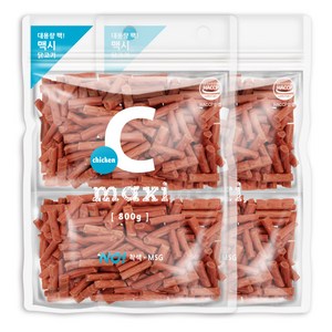 맥시 강아지 대용량 져키, 치킨맛, 800g, 2개
