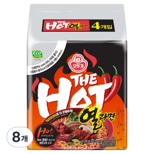 오뚜기 더핫 열라면 120g, 32개