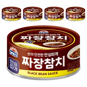 사조 짜장참치, 100g, 5개