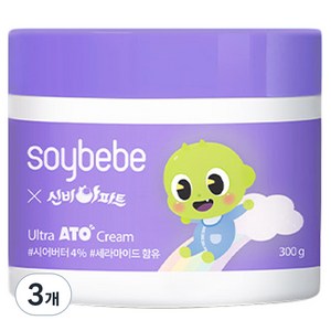 소이베베 유아용 울트라 아토 크림, 300g, 3개