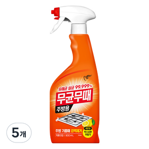 무균무때 주방용 세정제, 900ml, 5개