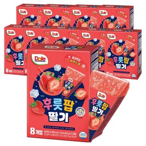 돌 후룻팝 딸기, 496ml, 10개