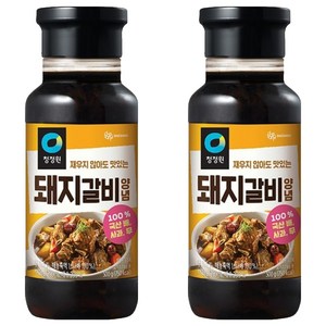 청정원 전통 돼지갈비양념, 500g, 2개