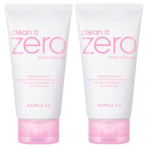 바닐라코 클린 잇 제로 폼 클렌저, 150ml, 2개