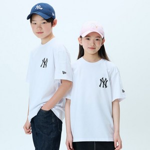 뉴에라 아동용 MLB 베이직 로고 반팔 티셔츠