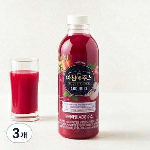 아침에주스 블랙라벨 ABC주스, 750ml, 3개