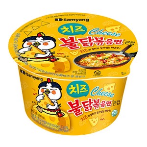 삼양 치즈불닭볶음면 큰컵 105g, 1개