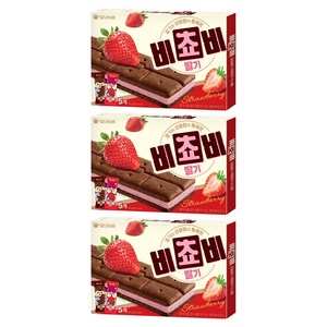 오리온 비쵸비 딸기, 125g, 3개