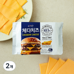 소와나무 오직 체다로만 동원 슬라이스치즈
