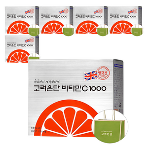 고려은단 비타민C 1000 + 쇼핑백, 180정, 6개