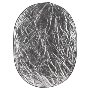 올이즈유 원형 반사판 실버 화이트 90 x 120 cm