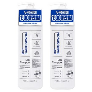 닥터방기원 랩 탈모 증상 완화 샴푸, 1L, 2개
