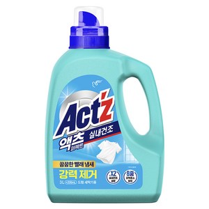 액츠 퍼펙트 실내건조 드럼용 프레시 플로럴향 액상세제 본품, 3.2L, 1개