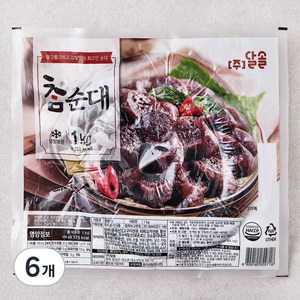 달솔 참순대, 1kg, 6개