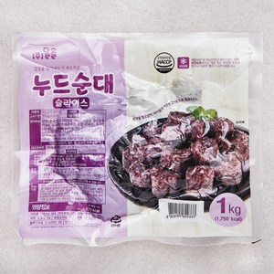 달솔 누드순대 슬라이스, 1kg, 1개