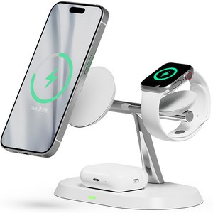 일리온 3in1 + 1 맥세이프 호환 마그네틱 무선 충전기