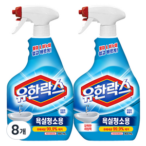 유한락스 욕실청소용 세정제, 900ml, 8개