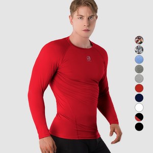 아르메데스 남성용 테크핏 긴팔 축구 야구 등산 라이딩 트래킹 베이스레이어 언더레이어 상의 AR-141