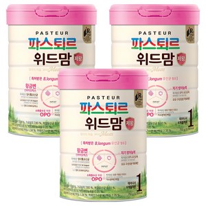 파스퇴르 위드맘 엄마의 마음 제왕 1단계, 750g, 3개