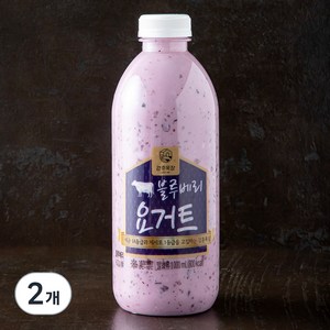 강훈목장 수제요거트 블루베리, 1000ml, 2개