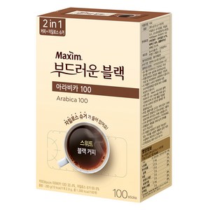 맥심 아라비카100 부드러운 블랙 커피믹스