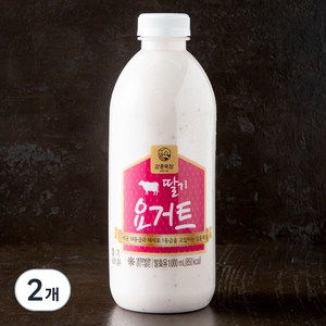 강훈목장 수제요거트 딸기, 1000ml, 2개