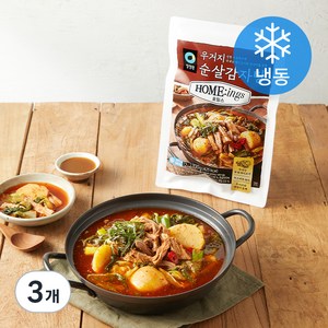 청정원 호밍스 우거지 순살 감자탕 (냉동), 700g, 3개