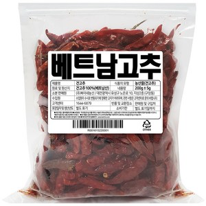 복이네먹거리 베트남 건고추, 200g, 1개