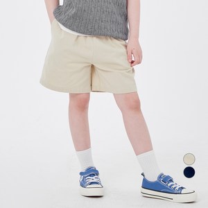 롤리트리 아동용 주름 세미 와이드 면 반바지