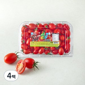 스윗토 스테비아 대추방울토마토, 1.2kg, 4팩