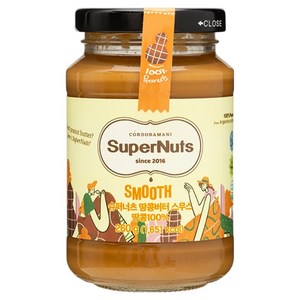 슈퍼너츠 땅콩버터 스무스, 260g, 1개