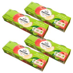 쁘띠첼 과일젤리 복숭아, 90g, 12개