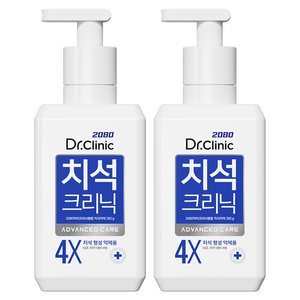 2080 닥터크리닉 엑스퍼트 펌핑 치석치약, 285g, 2개