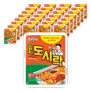 팔도도시락 김치 컵라면 86g, 60개