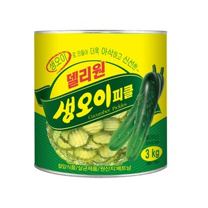 일미푸드 델리원 생 오이피클, 3kg, 1개