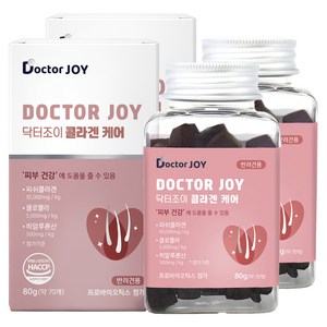닥터조이 강아지 케어 영양제, 70정, 피부/피모, 2개