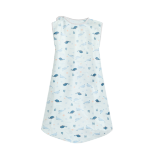 베이비클로 나시 일반형 이유식 턱받이, 고래블루, 1개입, 1개