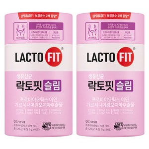 락토핏 슬림 유산균, 120g, 2개