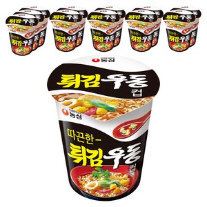 튀김우동 컵라면, 62g, 12개