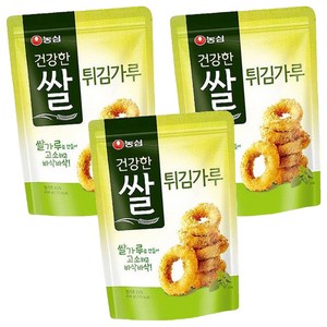 농심 건강한쌀 튀김가루, 450g, 3개